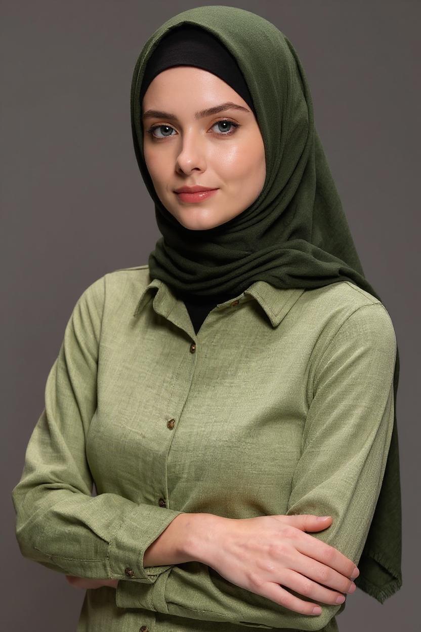 Solgar Breezy Linen Maxi Shirt Dress – Modest, Elegant & Summer-Ready