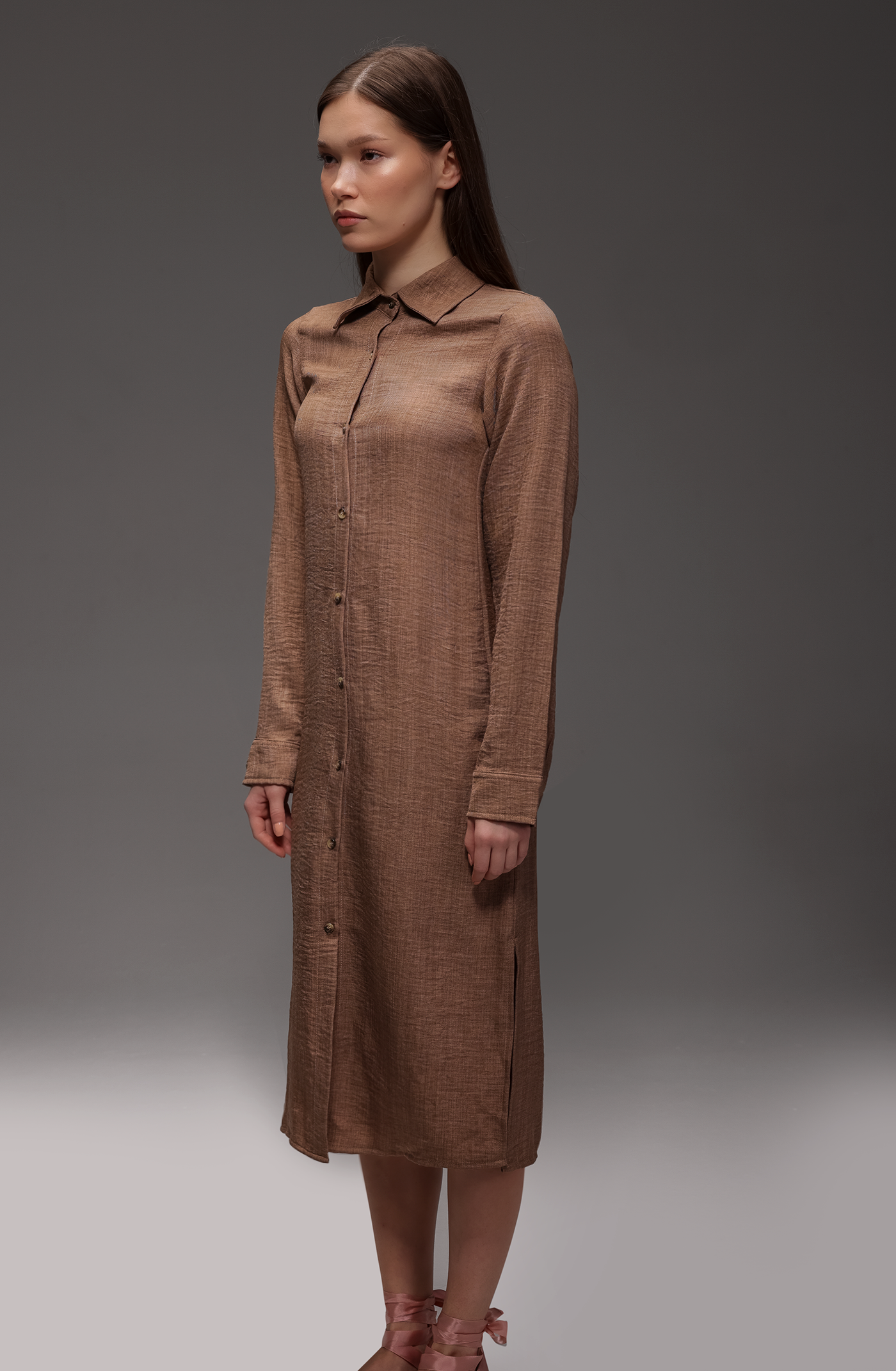 Solgar Breezy Linen Maxi Shirt Dress – Modest, Elegant & Summer-Ready