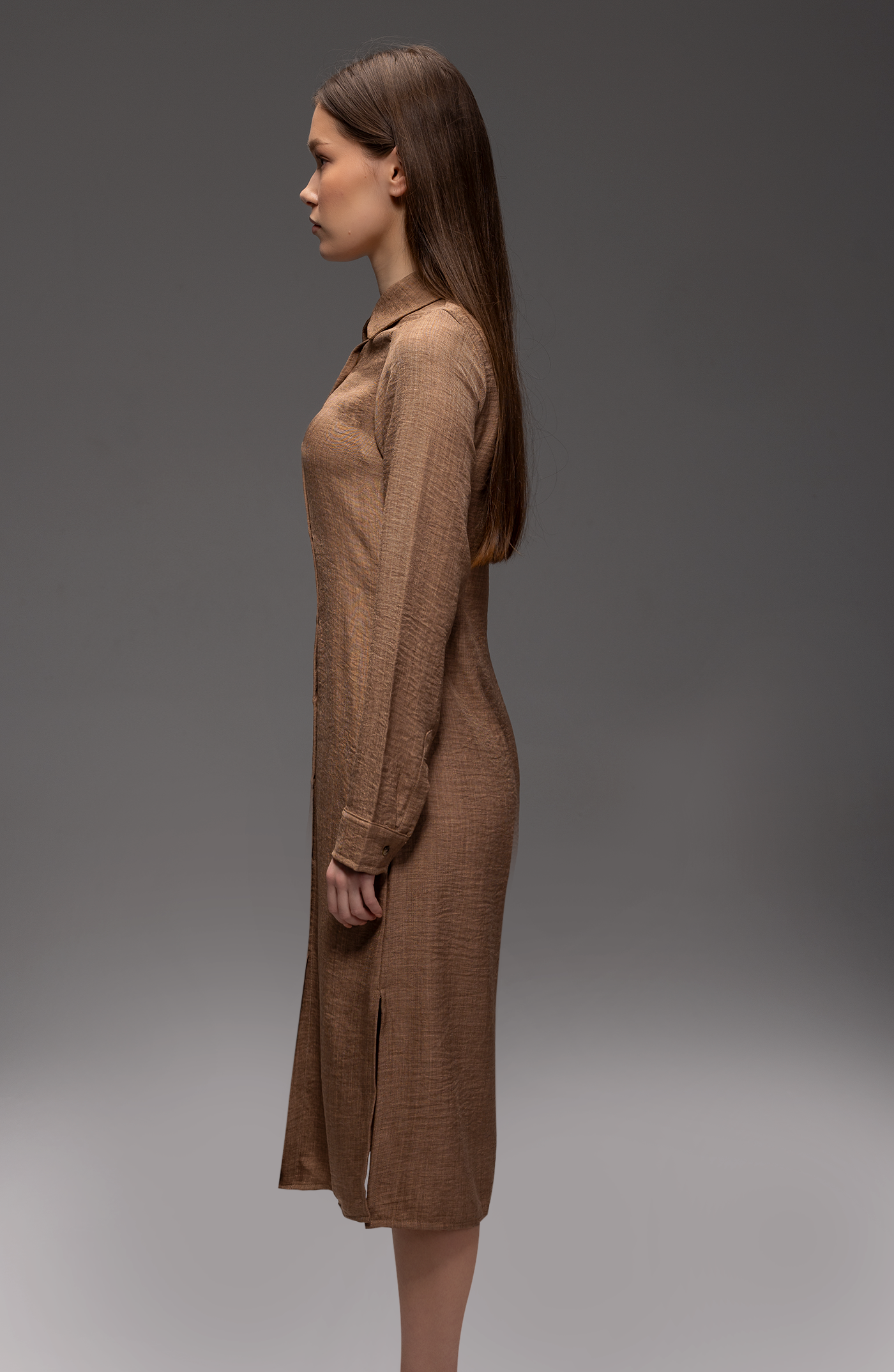 Solgar Breezy Linen Maxi Shirt Dress – Modest, Elegant & Summer-Ready