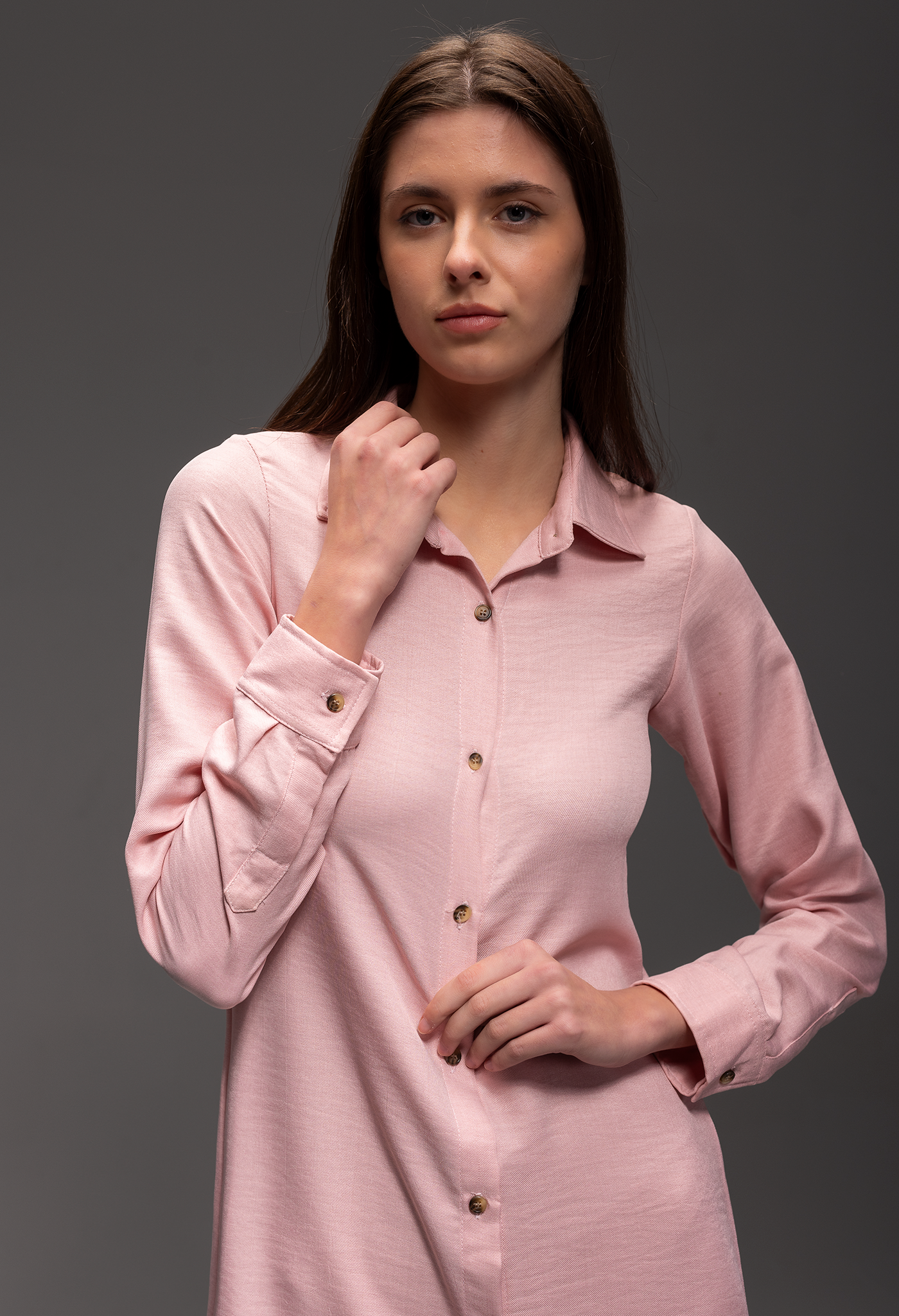 Solgar Breezy Linen Maxi Shirt Dress – Modest, Elegant & Summer-Ready