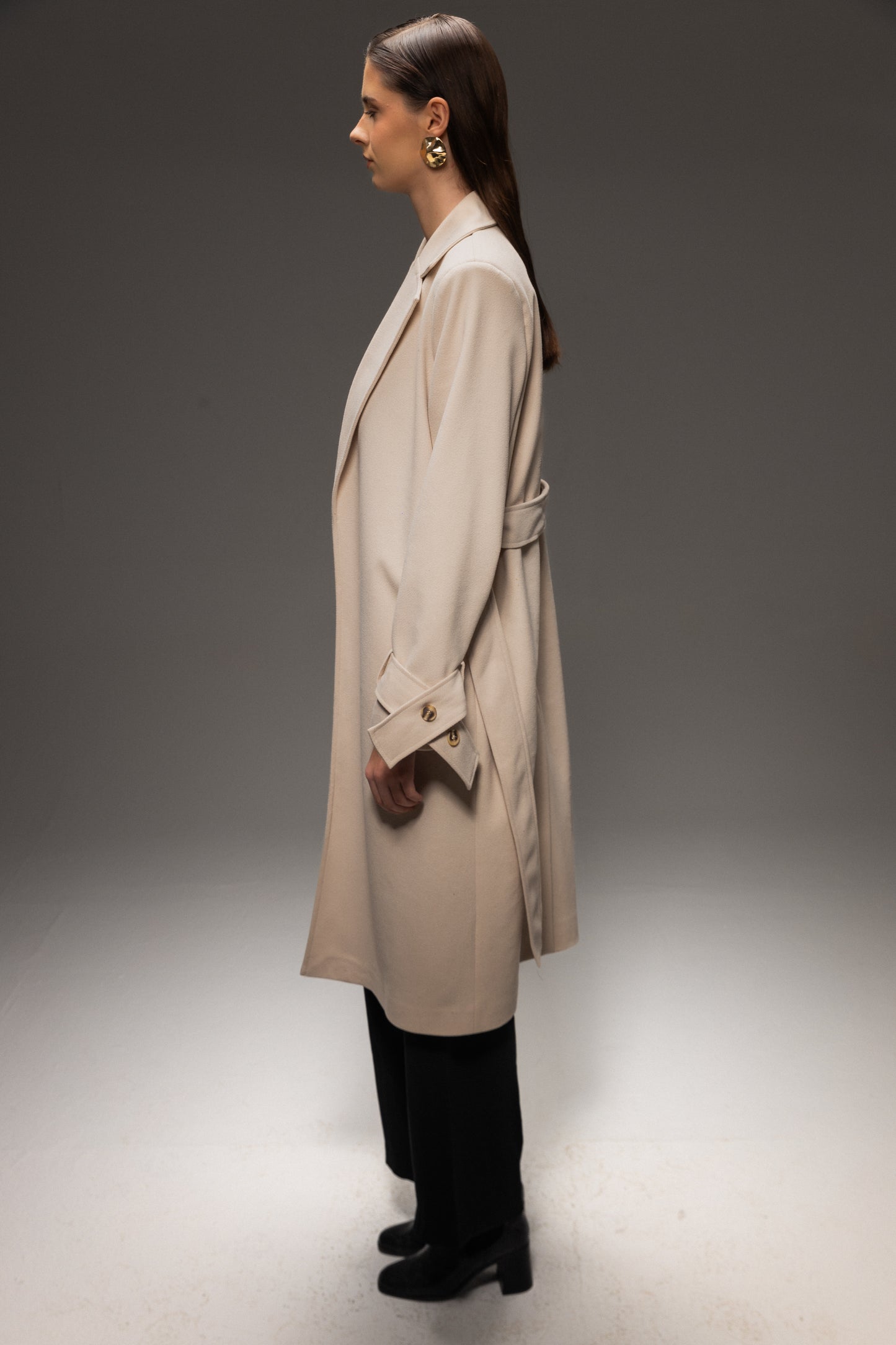 Sand Wool Coat