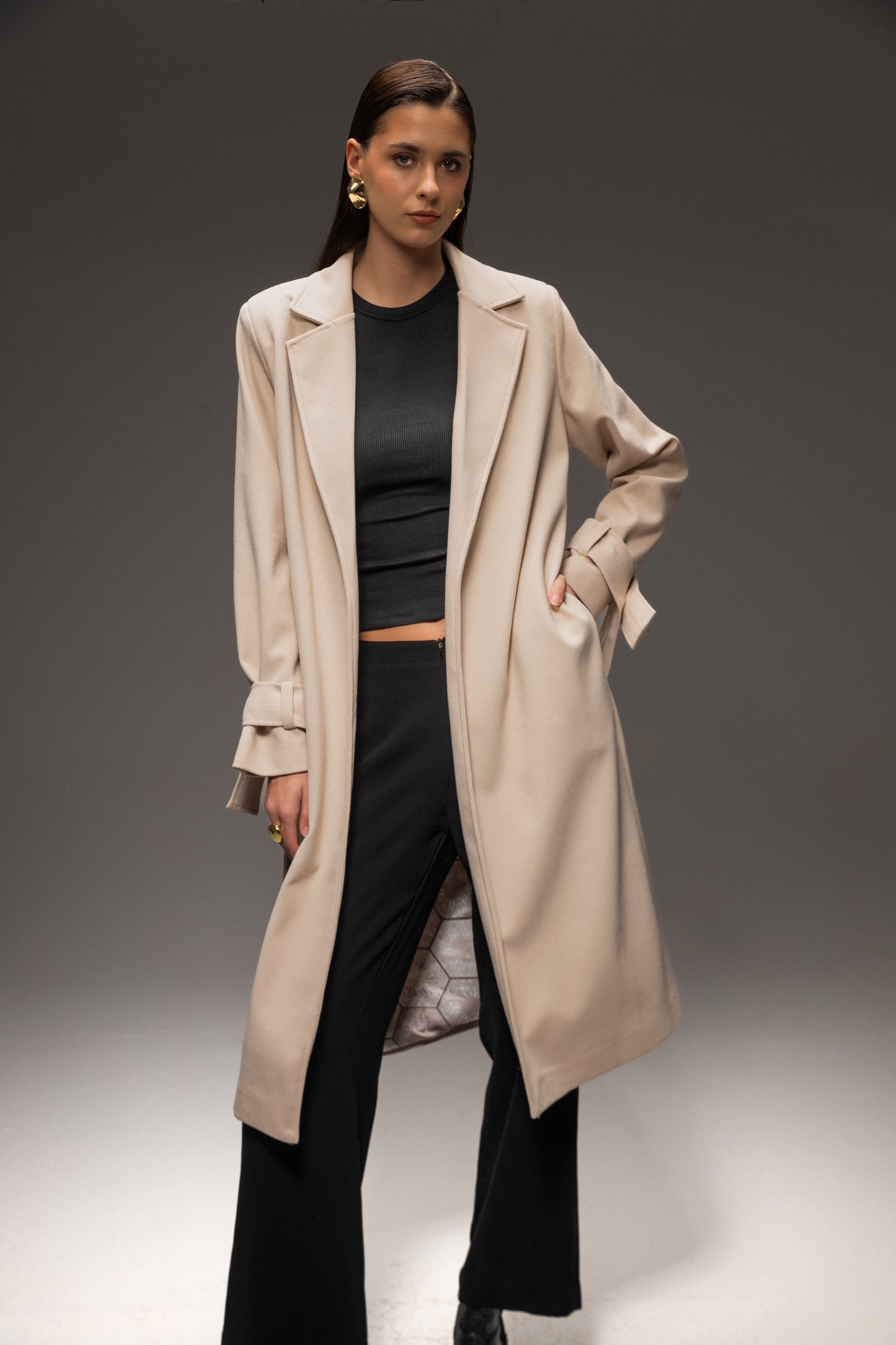 Sand Wool Coat