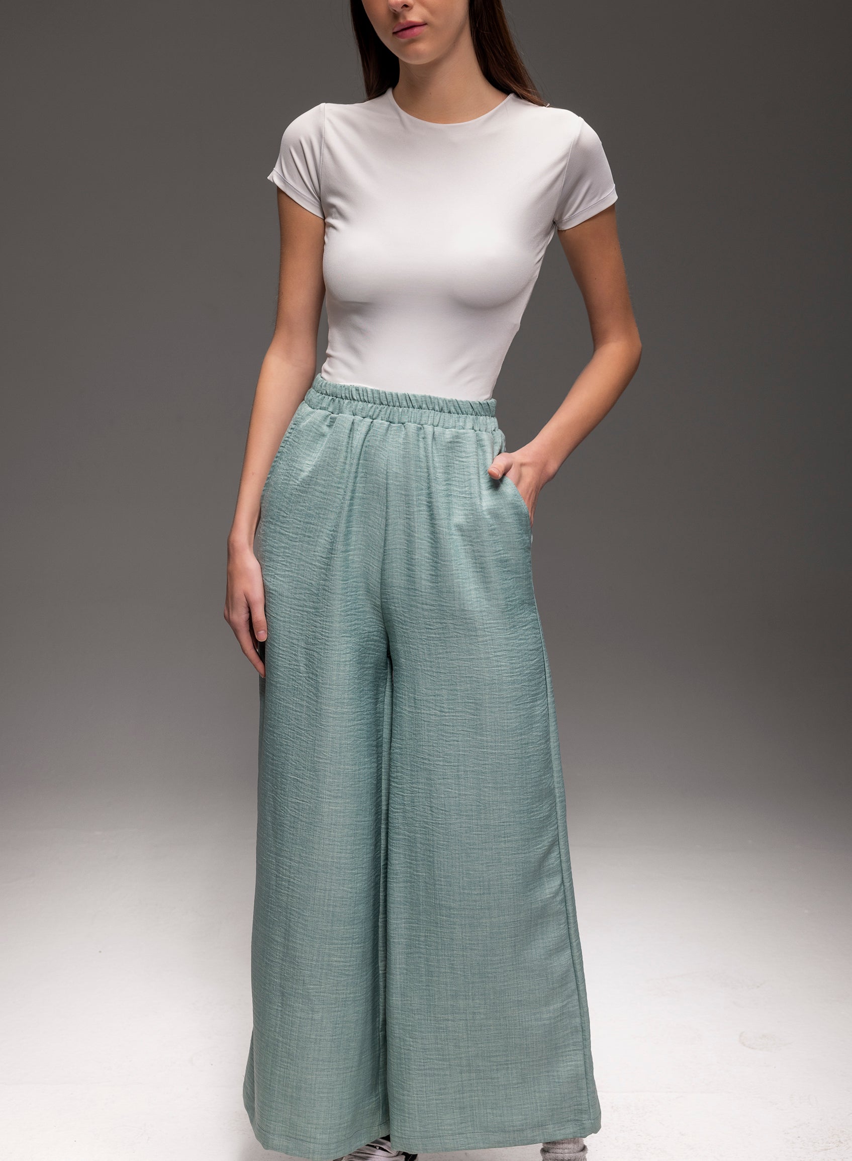 Breezy Linen Wide Leg Pants - High Waisted Summer Pants