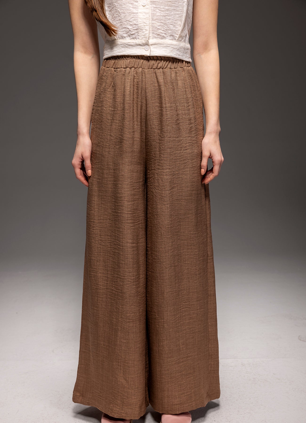 Breezy Linen Wide Leg Pants - High Waisted Summer Pants