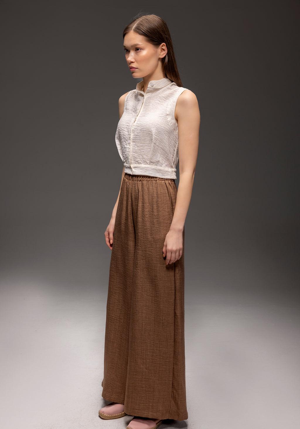 Breezy Linen Wide Leg Pants - High Waisted Summer Pants