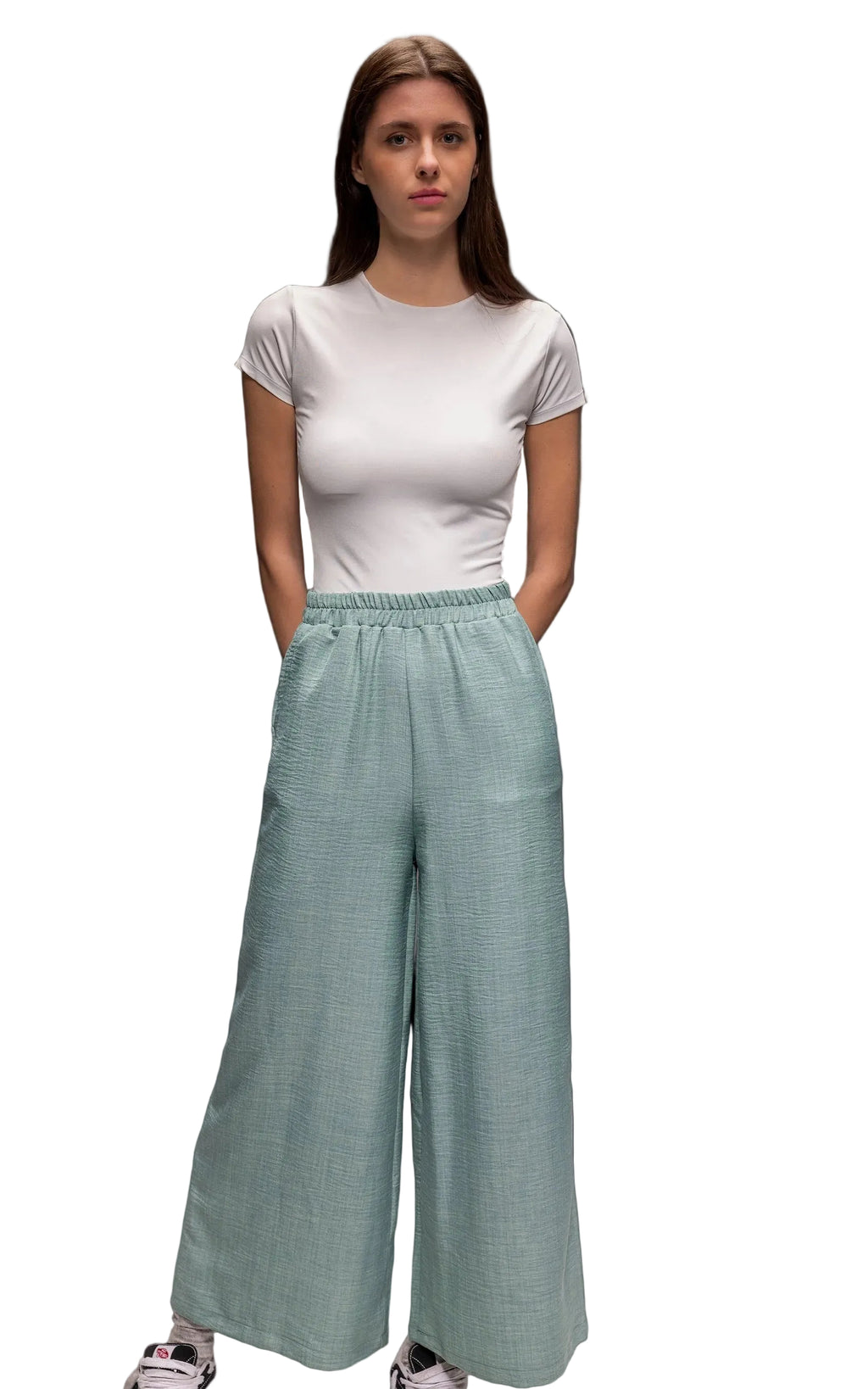 Breezy Linen Wide Leg Pants - High Waisted Summer Pants