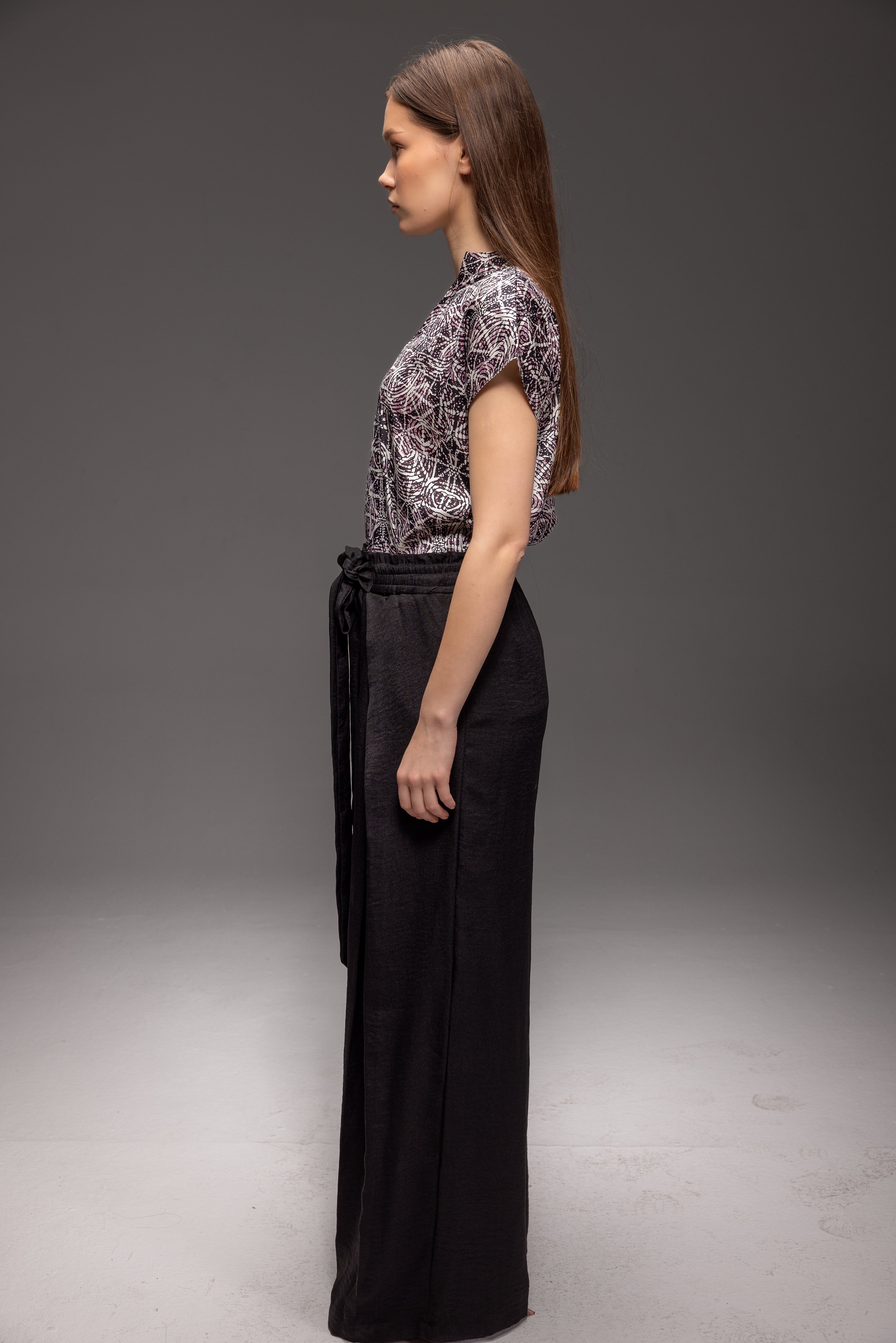 Zildjan Wide Leg Linen Pants